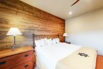 Master bedroom, with king-sized bed